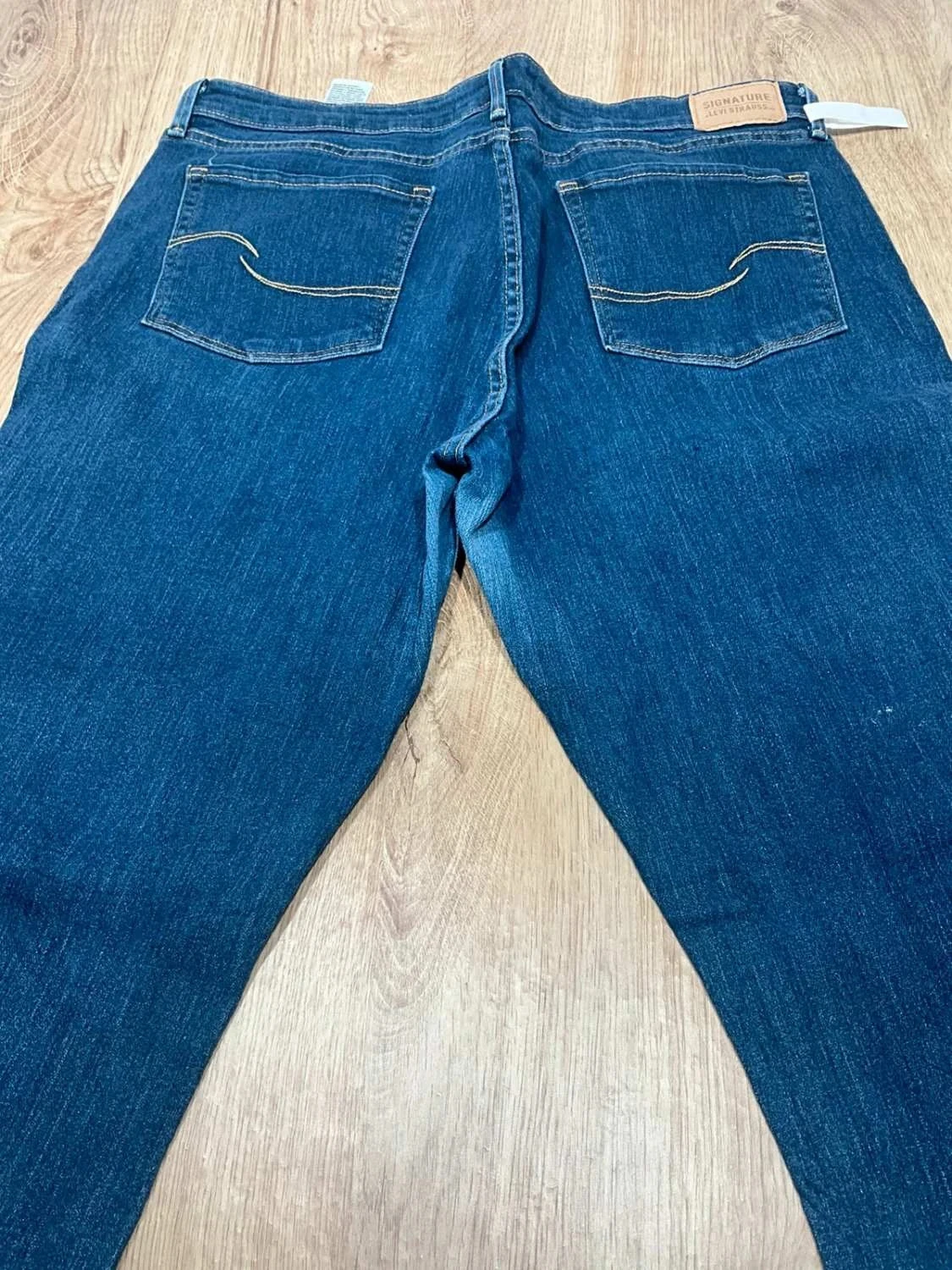 Jean Levi's Mid-Rise Straight Taille W33 L32 Prepy Bleu Foncé Lvf 006 – photo 8